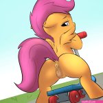 Post 1179028: Clopper-Dude CutieMarkCrusaders FriendshipisMagic MyLittlePony Scootaloo