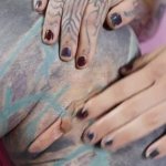 Tattoo Girl girl strap- on pussy anal fuck bdsm kink fetish squirt fun