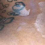 Quickie to Squirt nut on her tattoos!!