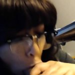 Glasses Blowjob Pierced Tongue FINISH BLOWJOB Cum Swallow Busty Latina
