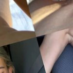 FapFiles Slim blonde fucked in the car outdoor