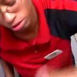Gas Station Worker Gives Guy Head In Bathroom