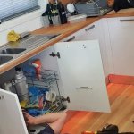 Slutty Bored House Wife Fucks Electrician in the Kitchen Porn Videos