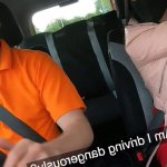 Fake driving school learn with blowjob in mask