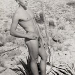 Male Nude Mike Sill with Agave