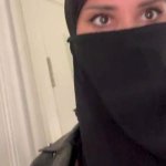 Hijabi in leather was fucked in mouth and pussy Porn Videos
