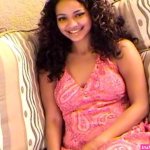 Latina girl with curly hair Taisja gives a POV blowjob before bathing