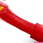 Slimme Verwarming Rozen Dildo Vibrator
