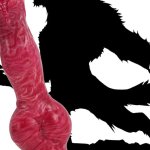 LYAMais Animal Dildo Wolf Dildo with Powerful Suction Cup Realistic Dildo 21CM Dog Silicone Analdildo Plug Sex Toys for Men Women Erotic Scarlet Red : Amazon.nl: Health Personal Care