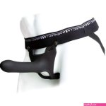 Buy the Zoro 6.5 inch Unisex Jock-Style Silicone Strap-On Dildo Harness Kit in
