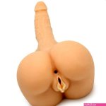 Masturbator Dildo Pussy Ass 2-in-1