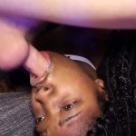 Black Ebony Throat Fucking Day 228 Upside down face fuck