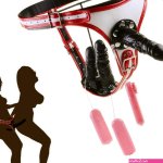 SYJ-3 Erotic Chastity Belt Dildo 3 Removable Silicone Dildos with Vibrator Lesbian Masturbator SM Sex Toy : Amazon.de: Health Personal Care