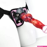 Chastity Belt with Realistic Dildo