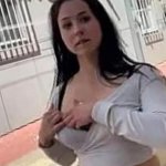 Her first porn video of this young Spanish woman what a...