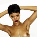 Rihanna hottest musician topless showing her amazing boobs and pierced nipples erotic hd wallpaper 1280x720 nude models and pornstars wallpapers