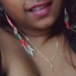 Sexy Dusky South Indian Girl Shows Her Boobies