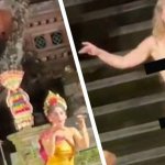 Tourist arrested over nude Bali temple act: Sad to see this behaviour