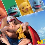 Ash Ketchum PKM Studio Pokemon AshKetchum NSFW Resin Statue Figure Yaoi