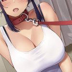 big boobs straddling anime anime girls artwork leash POV Pixiv collar fetish