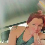 Sloppy car blowjob turns into car sex creampie Rompe Norte x Roxan Reeves tigerland parking lot