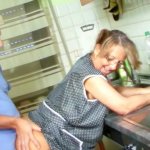 German desperate Mature with Glasses Seduce to Homeworker to Fuck