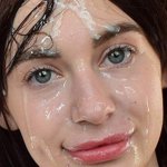Petite 18 year old gets massive facial cumshot from big cock in casting