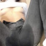 Squirting: Wet jeans and panties