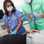 Slutty nurse fucks her patient to restore his health through cumming!