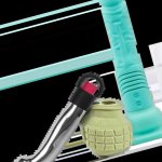 Mo Nut Bundle Mini Thruster XL Sex Toy with Metal Dildo and Vibrator