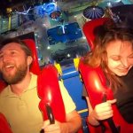 Boob slip on slingshot ride 0:48