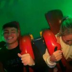 Boob slip on slingshot ride 0:48
