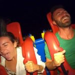Boob slip on slingshot ride 0:48