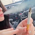 POV First Date Cigarette Smoking Car Blowjob