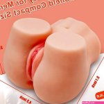 : 1.5lb Pocket Pussy for Men Masturbators Realistic Male Masturbator with Virgin Vagina and Anal Female Torso Hip Adult Toys Love Dolls Pussy Ass Masturbator Sex Toys with 2 Hole for Man :