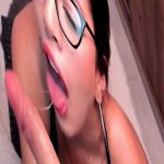 Sexy Latina suck big sloppy dildo
