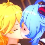 Ganyu and Aether Intimate Sex Compilation