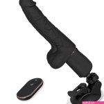 Realistic Dildo Vibrator Thrusting and Heating and Vibrating Suction