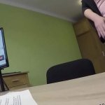 LOAN4K. Brunette has hot anal sex with loan agent to open own salon