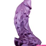 Purple Fantasy Werewolf Thick Spiked Dildo