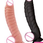 8.7 Inch Huge Realistic Soft Silicone Dildo with Suction Cup