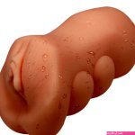 Pocket Cyberskin Male Masturbation Cup Realistic Vagina Pussy Storker Sex SALE