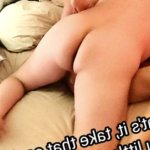 Breeding my little cum whore with a quick missionary creampie! with captions