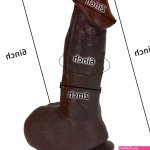 Bunny 9 inch Most Realistic Dildo Real Glan Lifelike Vein Dildo