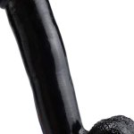 Basix 12 Inch Realistic Rubber Dildo for Intense Pleasure