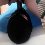Face dildo riding. Face sitting homemade