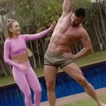 Mary Rock Squirting by the Pool