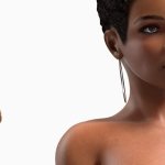 3D Model Nude Light Skin Black