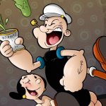 Popeye and Olive Oyl