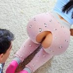 Jordi fucks his friends girlfriend through a hole in her pyjama pants